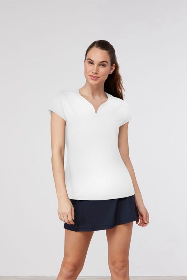 Tops Fila Mulher Branco - Fila Cap Sleeve En Portugal,ROXG-47280